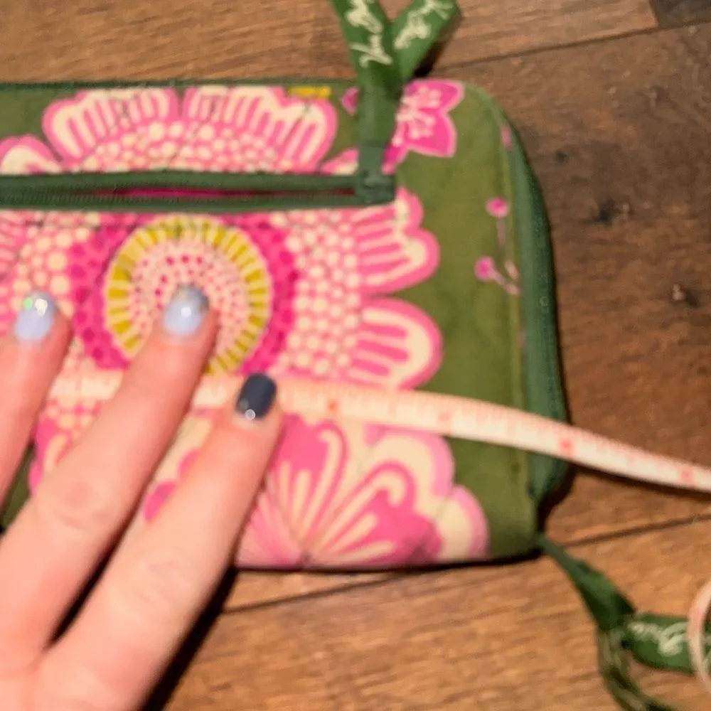 Vera Bradley Pink and Green Floral wallet